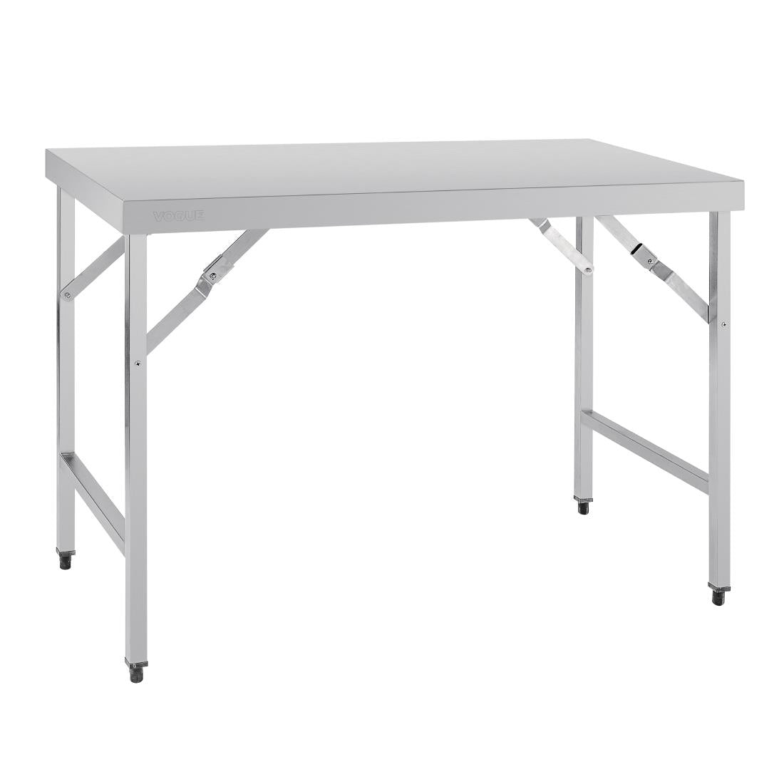 Vogue Stainless Steel Folding Table 1200mm product image