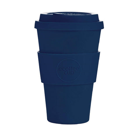ecoffee Cup Reusable Coffee Cup Dark Energy Navy 14oz