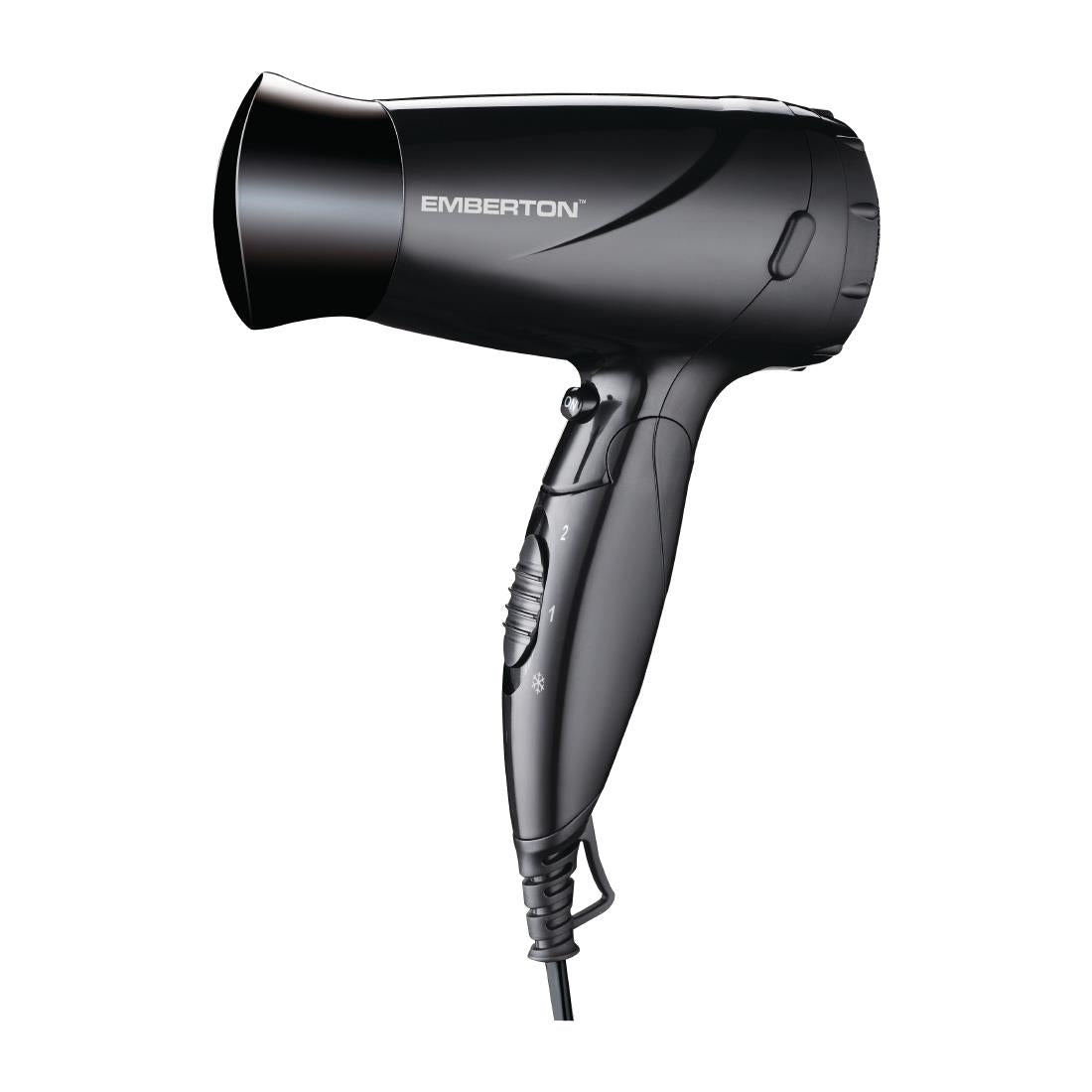 Emberton Black 1600w Folding Hairdryer product image