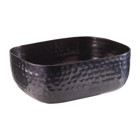 APS Hammered Serving Bowl Black 120 x 155mm