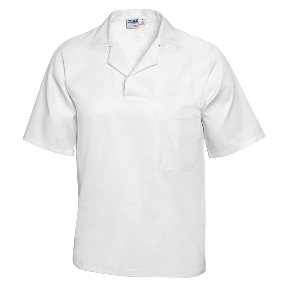 Unisex Bakers Shirt White L product image