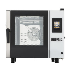 Buffalo Smart Touchscreen Compact Combi Oven 6 x GN 1/1