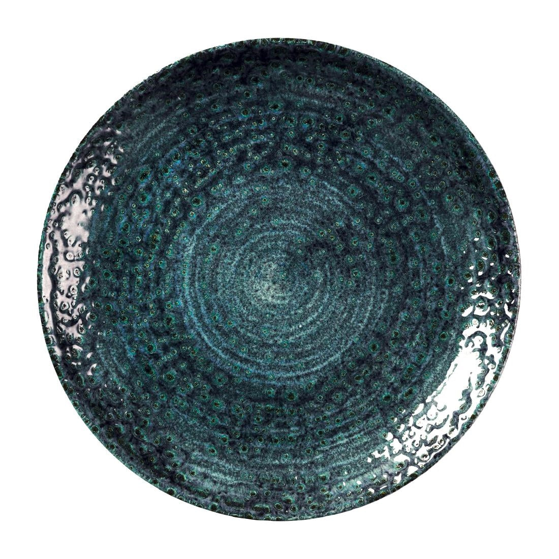 Churchill Homespun Chroma Blue Coupe Plate product image