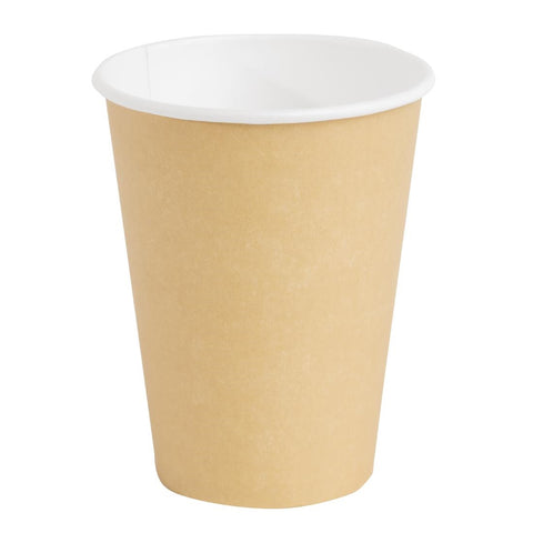 Fiesta Recyclable Coffee Cups Single Wall Kraft 340ml / 12oz (Pack of 1000) product image