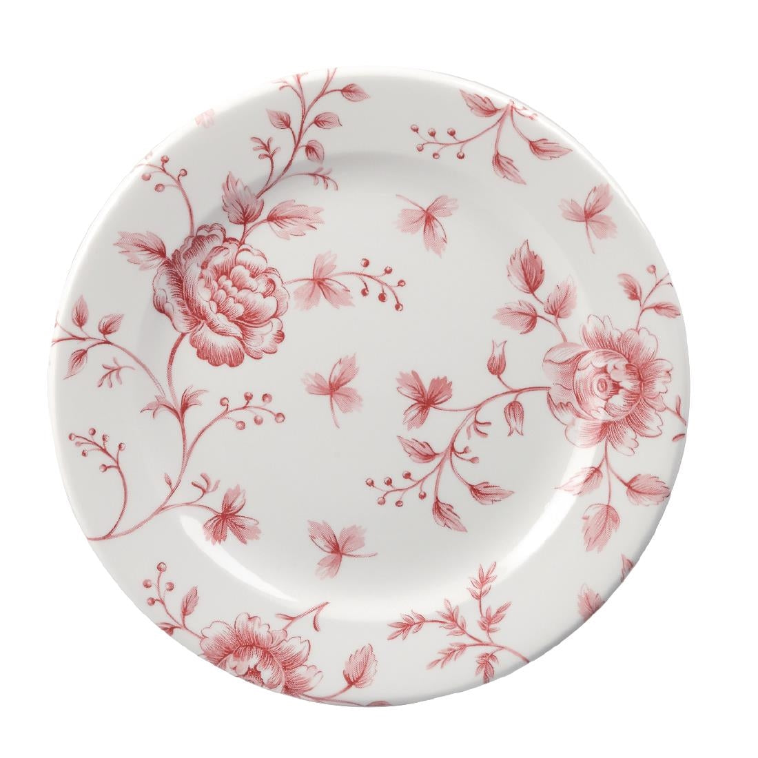 Churchill Vintage Prints Tea Plates Cranberry Rose Print 170mm (Pack of 6) product image