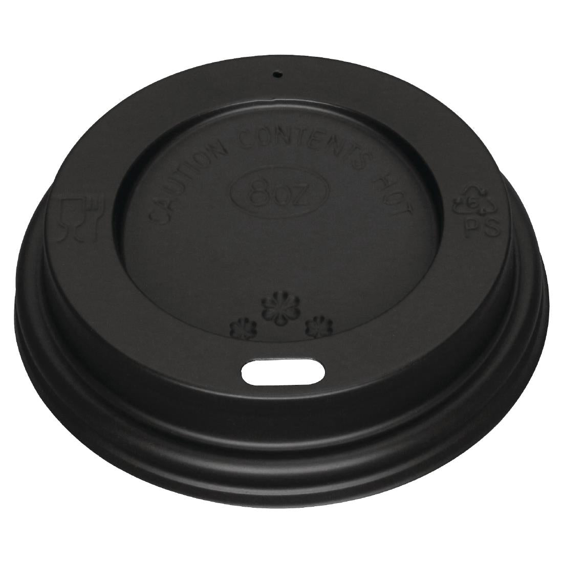 Fiesta Recyclable Coffee Cup Lids Black 225ml product image