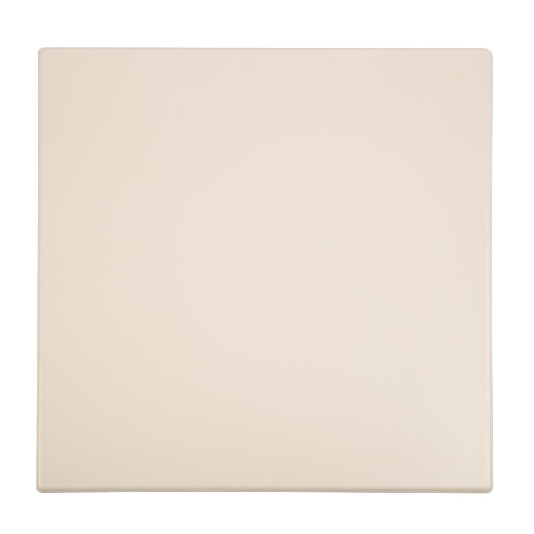 Bolero Pre-drilled Square Table Top White 600mm product image