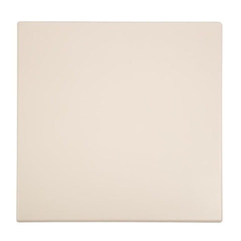Bolero Pre-drilled Square Table Top White 600mm