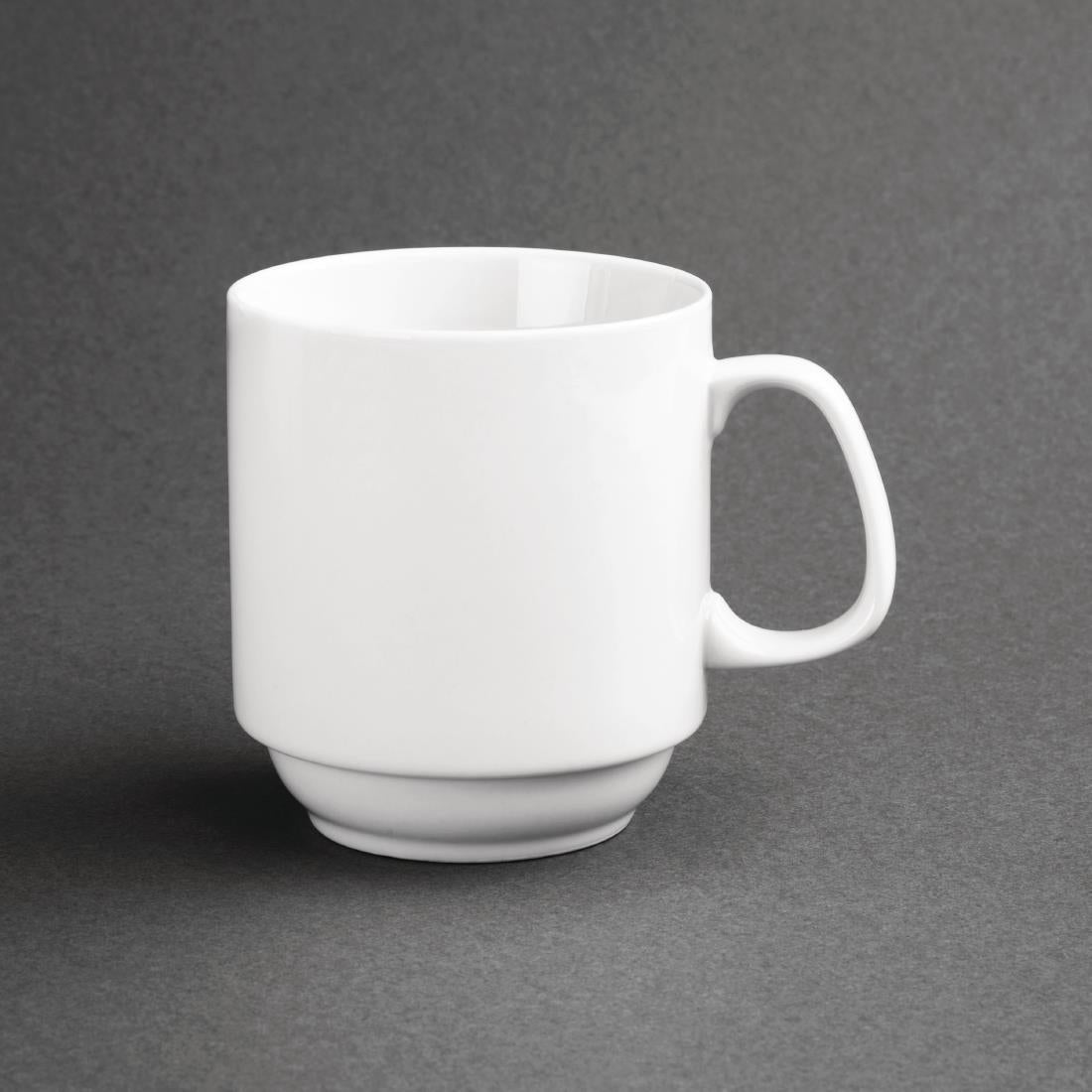 Olympia Whiteware Stacking Mugs 284ml 10oz product image
