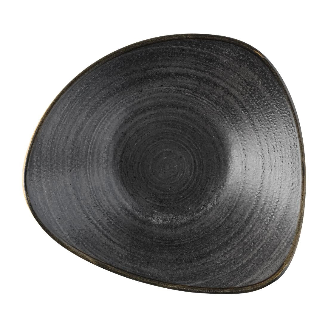 Churchill Stonecast Raw Lotus Bowl Black product image