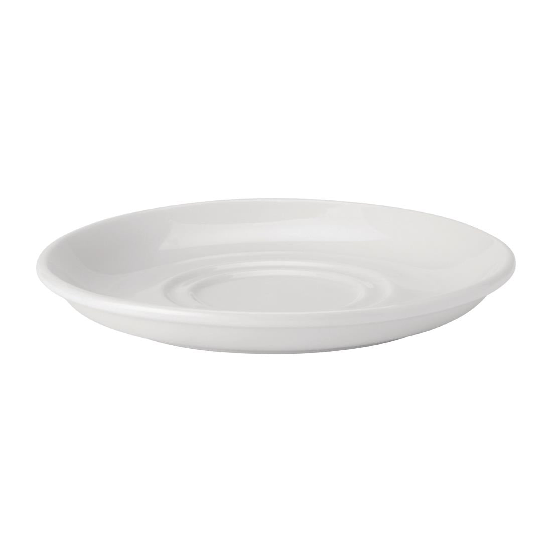 Utopia Pure White Double Well Saucers 150mm product image