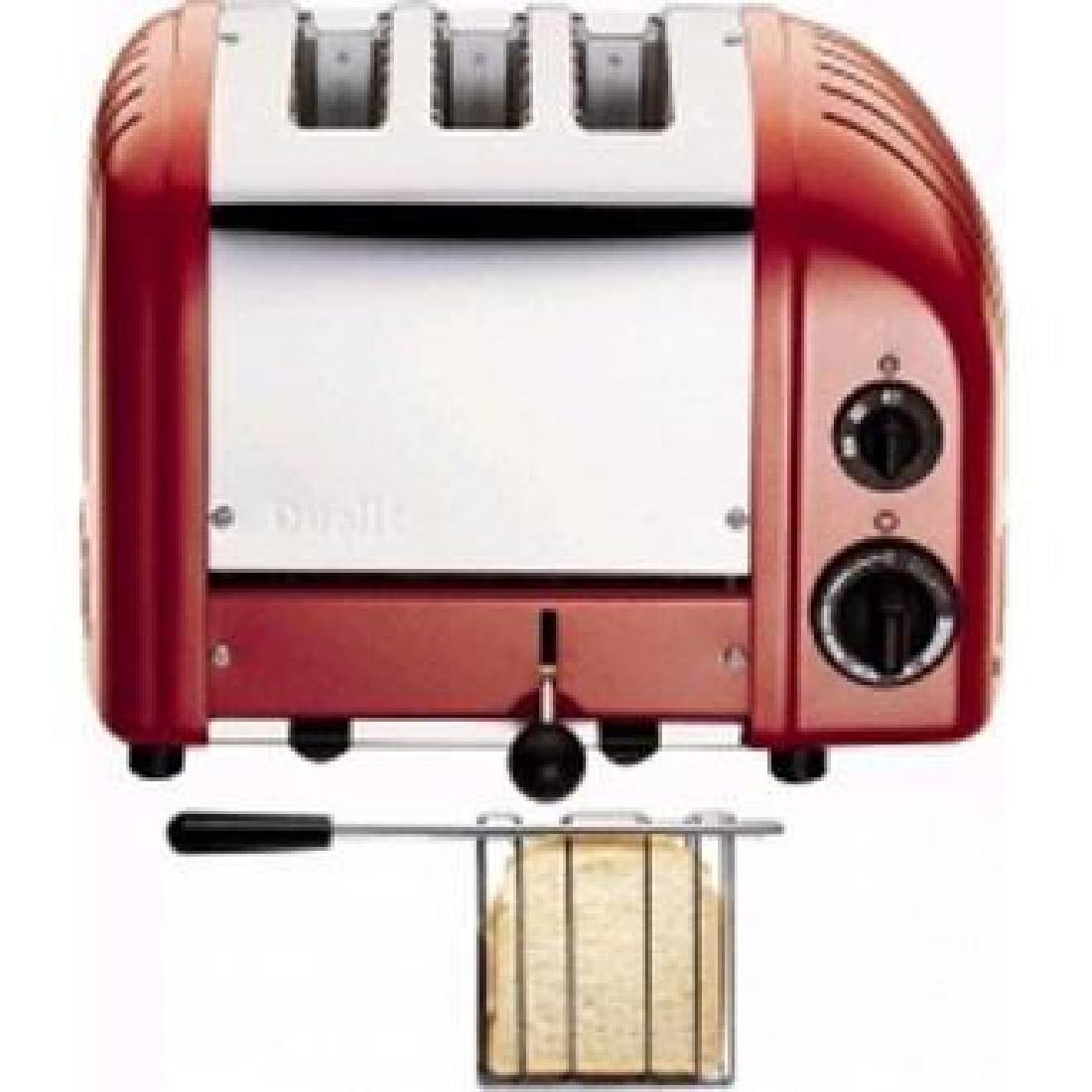 Dualit 2 + 1 Combi Vario 3 Slice Toaster Red product image