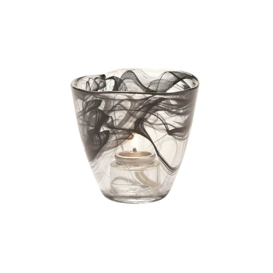 Hollowick Wysp Black Glass Votive 95mm x 89mm product image