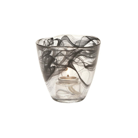 Hollowick Wysp Black Glass Votive 95mm x 89mm (Pack of 12)