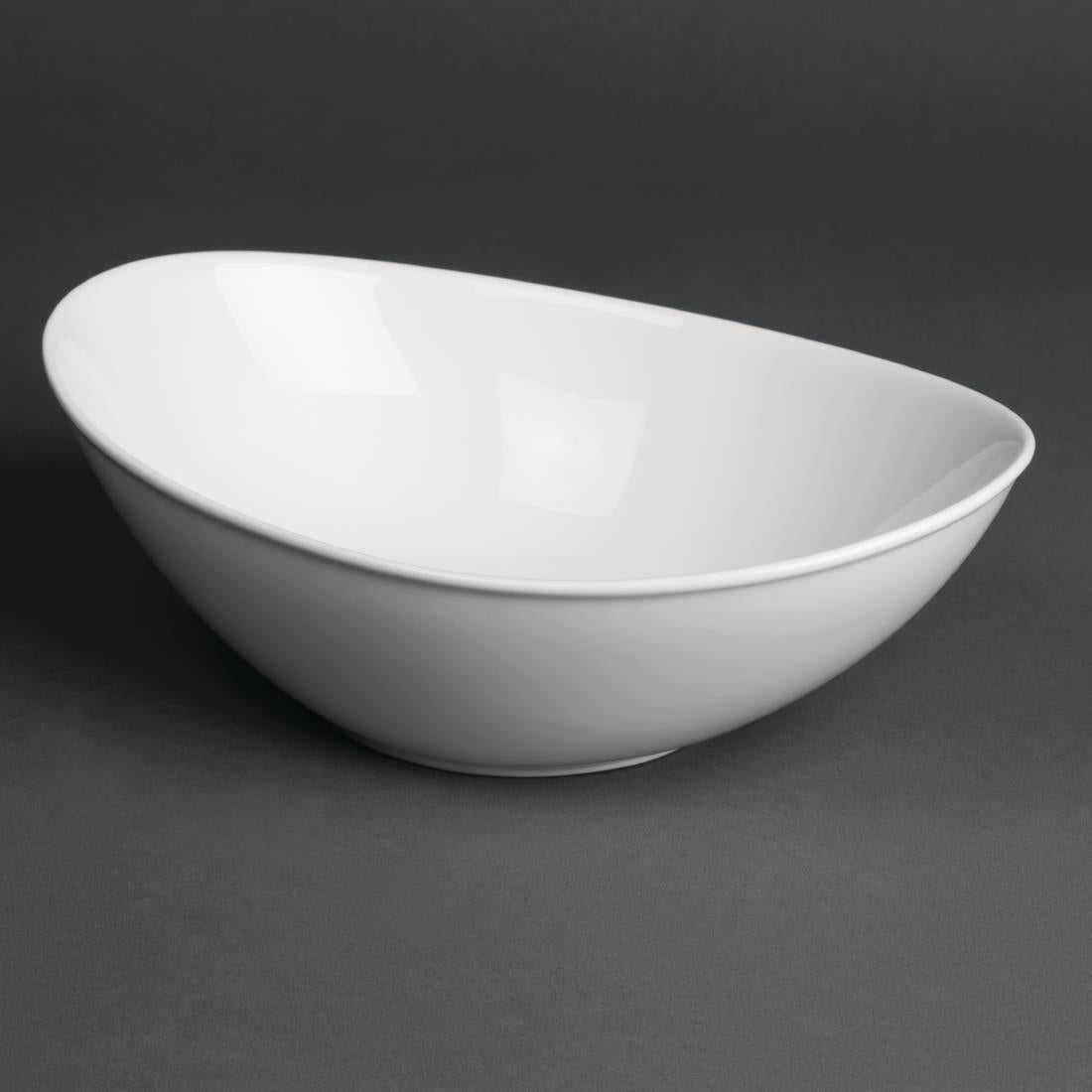Royal Porcelain Classic White Salad Bowls product image