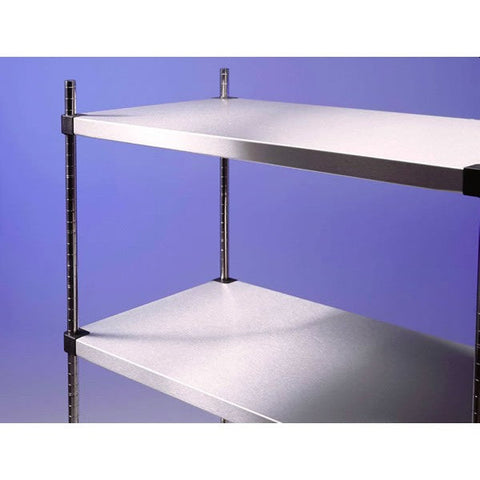EAIS EZ Store 4 Tier Stainless Steel Solid Shelving - 1800mm High