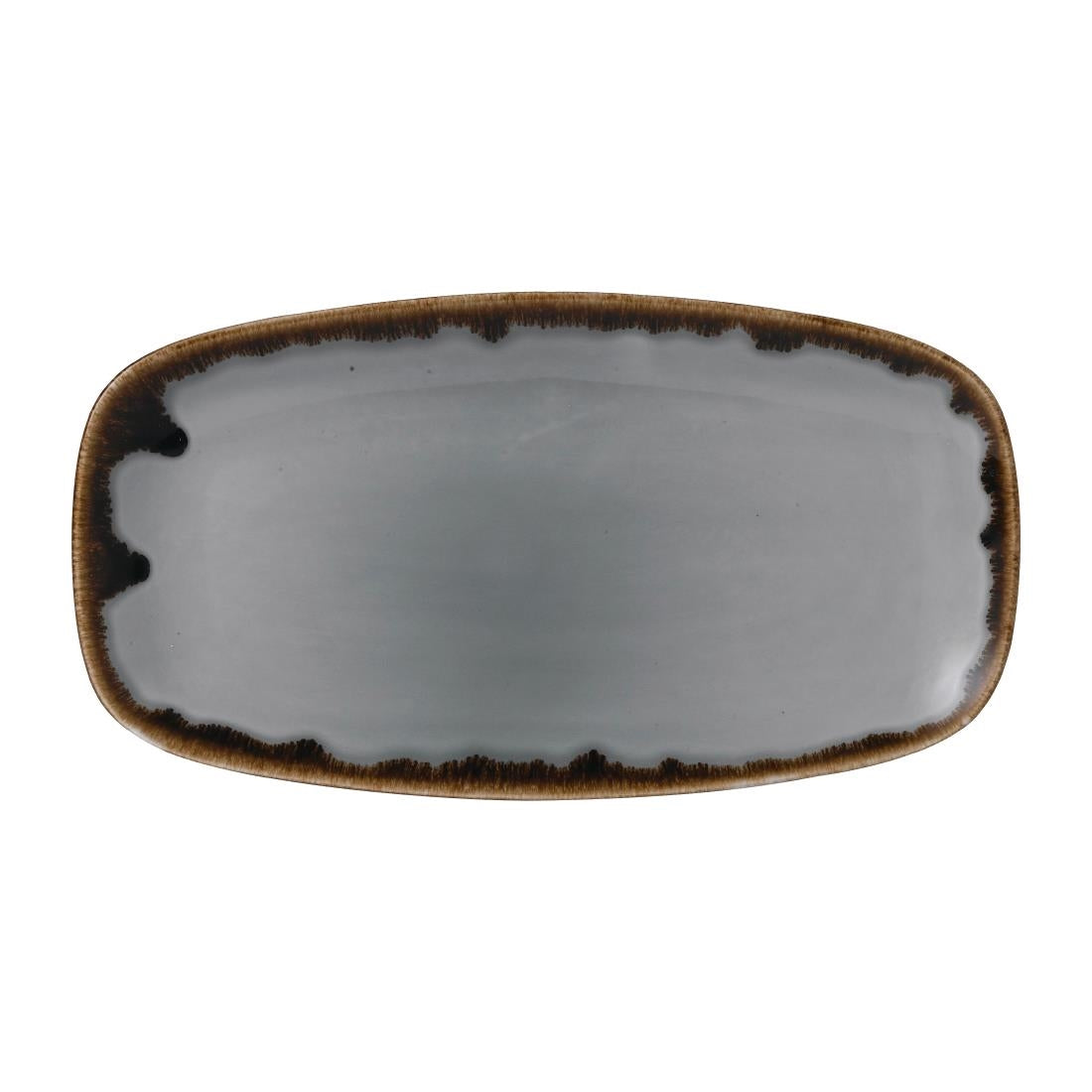 Dudson Harvest Grey Chefs Oblong Plate 352 x product image