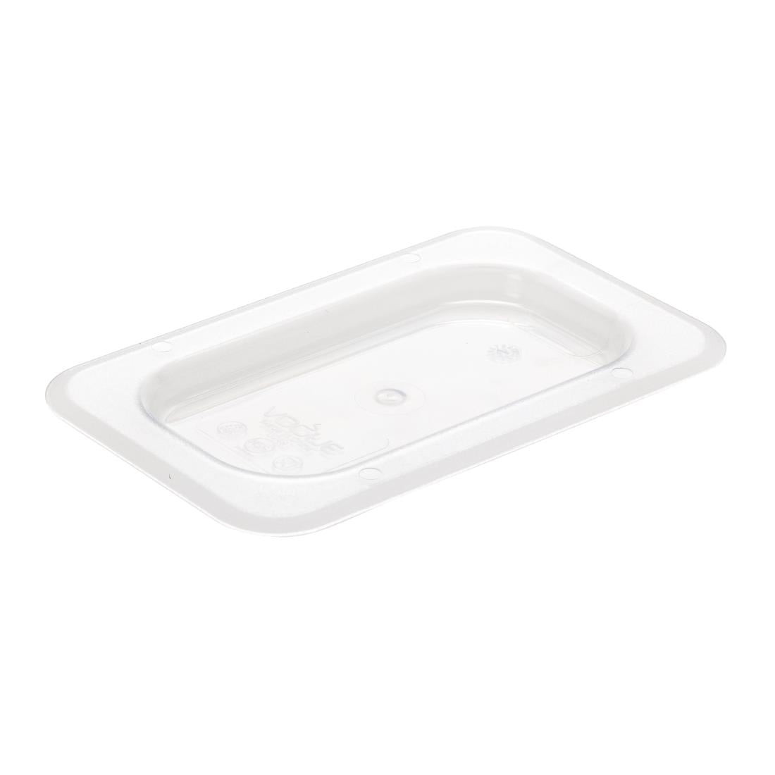 Vogue Polycarbonate 1/9 Gastronorm Lid Clear product image