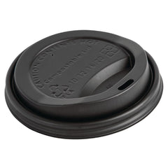 Fiesta Compostable Coffee Cup Lids 340ml 12oz CPLA (Pack of 1000)