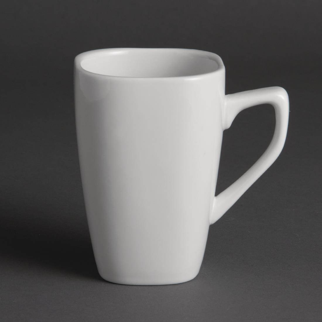 Olympia Whiteware Rounded Square Mugs 284ml product image
