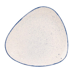 Churchill Stonecast Hints Indigo Blue Triangular Plates 311mm (Pack of 6)