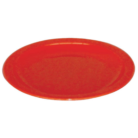 Olympia Kristallon Polycarbonate Plates Red 230mm (Pack of 12)