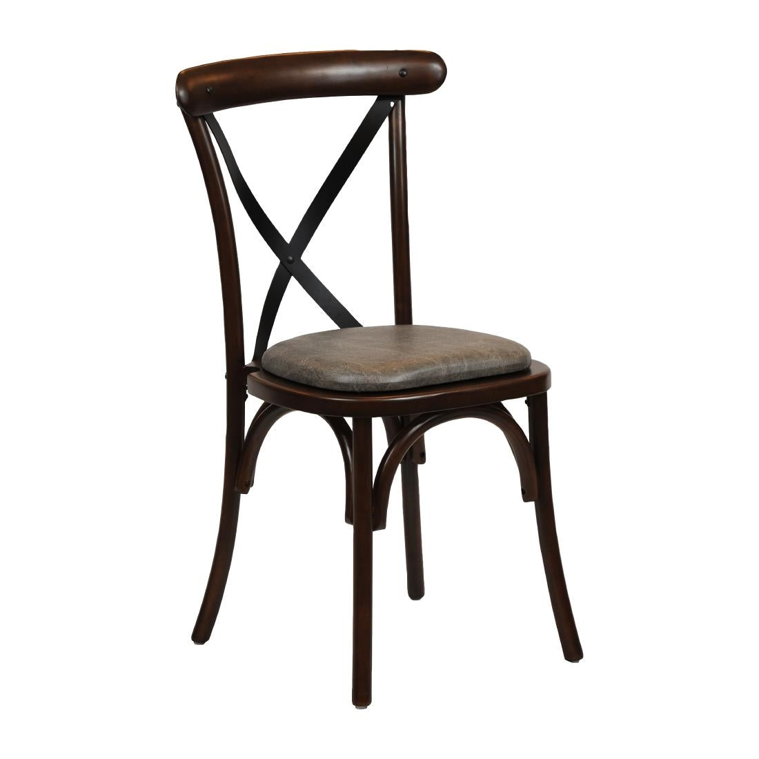 Bristol Dining Chair Dark Walnut with Padded product image