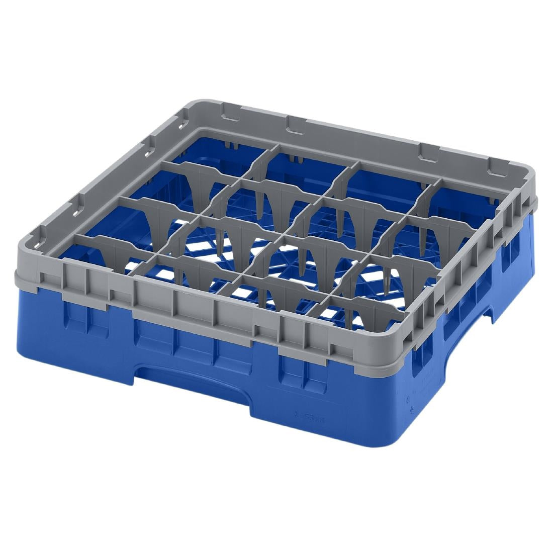 Cambro Camrack Blue 16 Compartments Max Glass product image