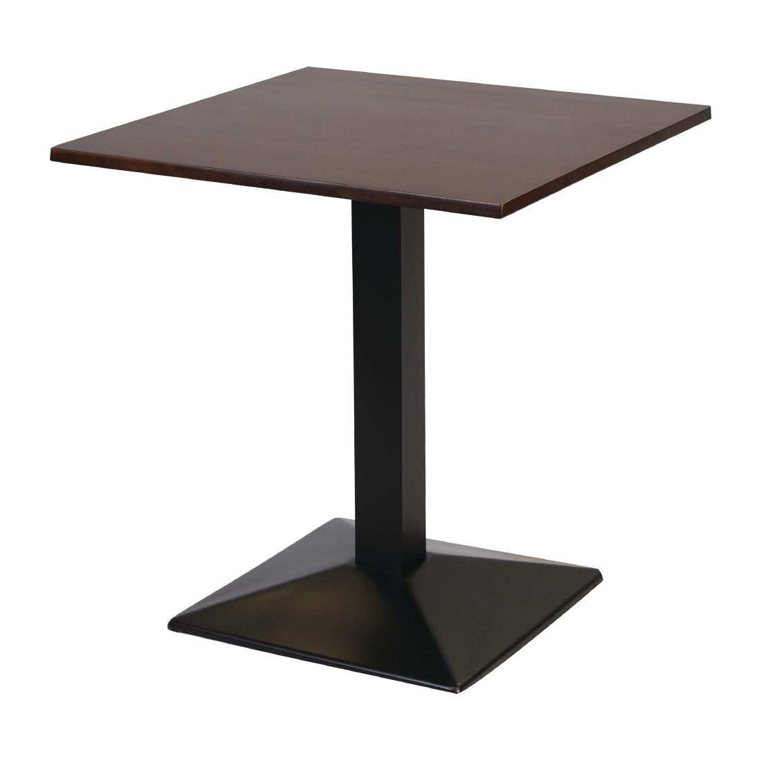 Turin Metal Base Pedestal Square Table product image