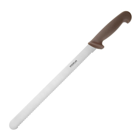 Hygiplas Slicer Serrated Brown 30cm
