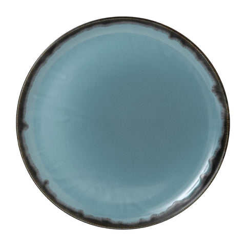 Dudson Harvest Coupe Plate Blue 324mm (Pack of 6)
