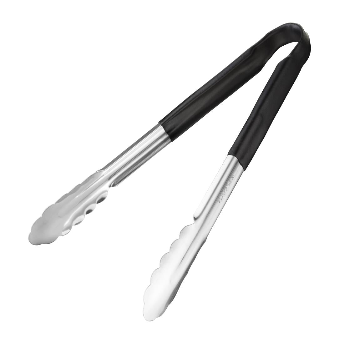 Hygiplas Colour Coded Black Serving Tongs product image