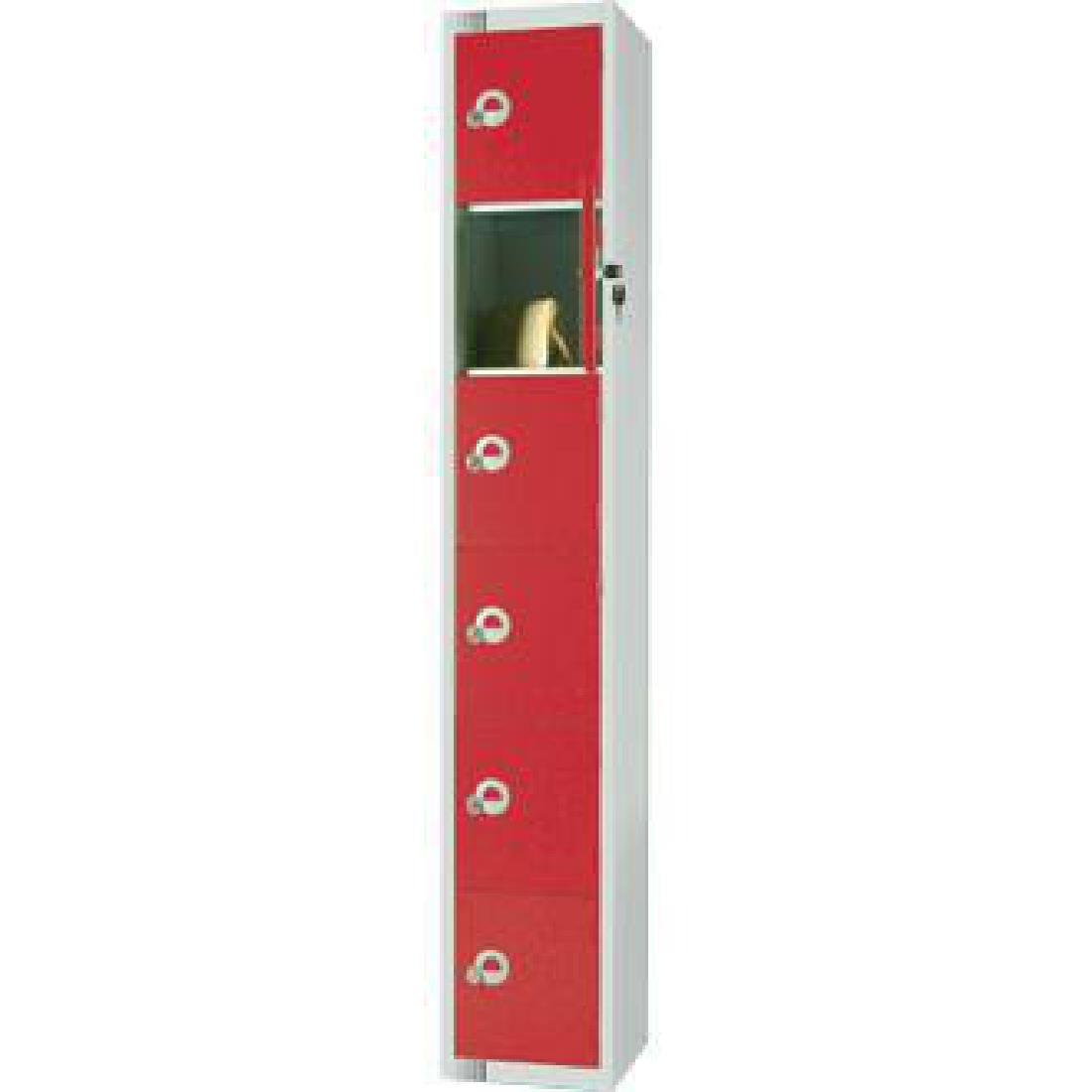 Elite Six Door Padlock Locker with Sloping product image