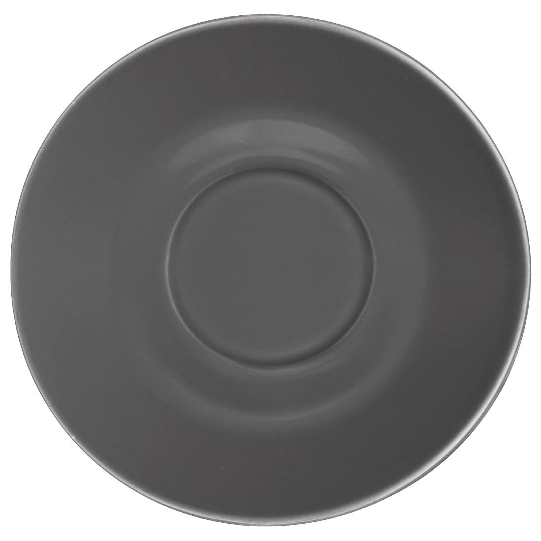 Olympia Cafe Saucer Charcoal - 158mm 6 1/4" product image