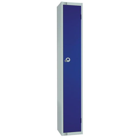 Elite Single Door Padlock Locker Blue product image