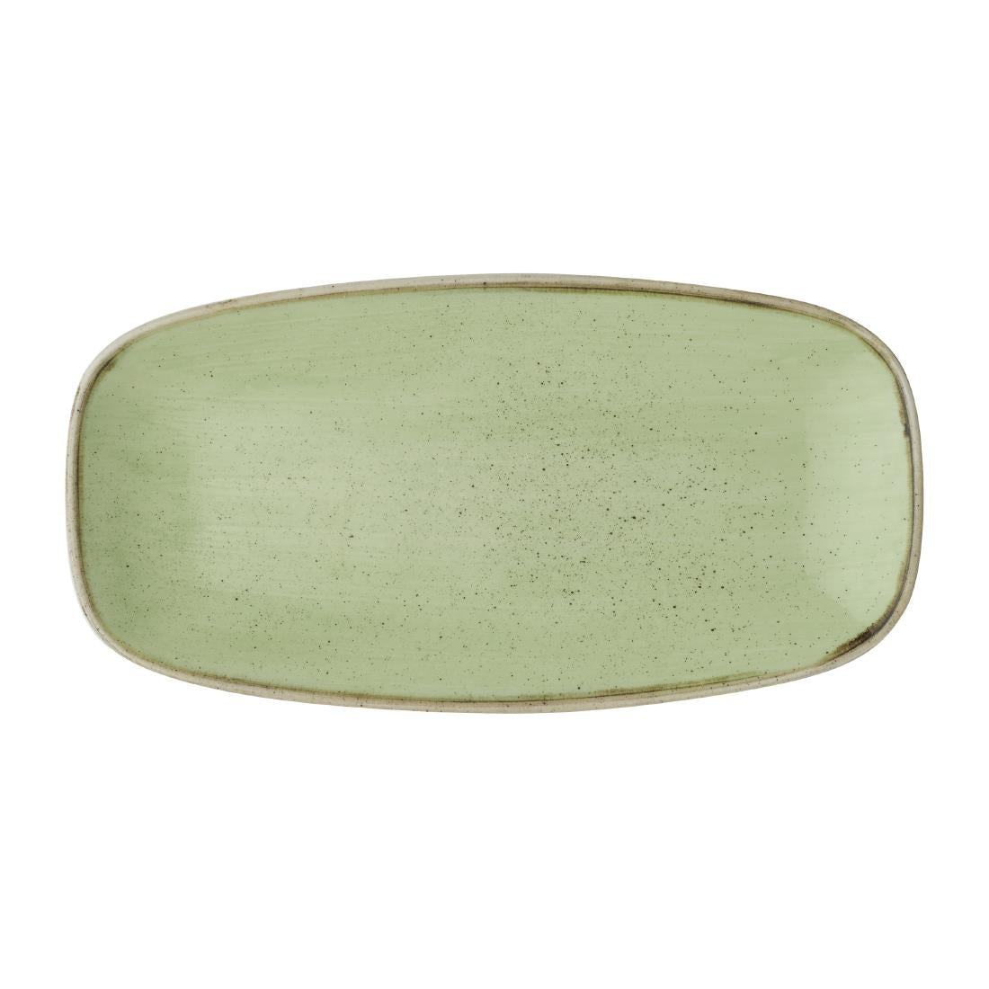 Churchill Stonecast Sage Green Chefs' Oblong product image