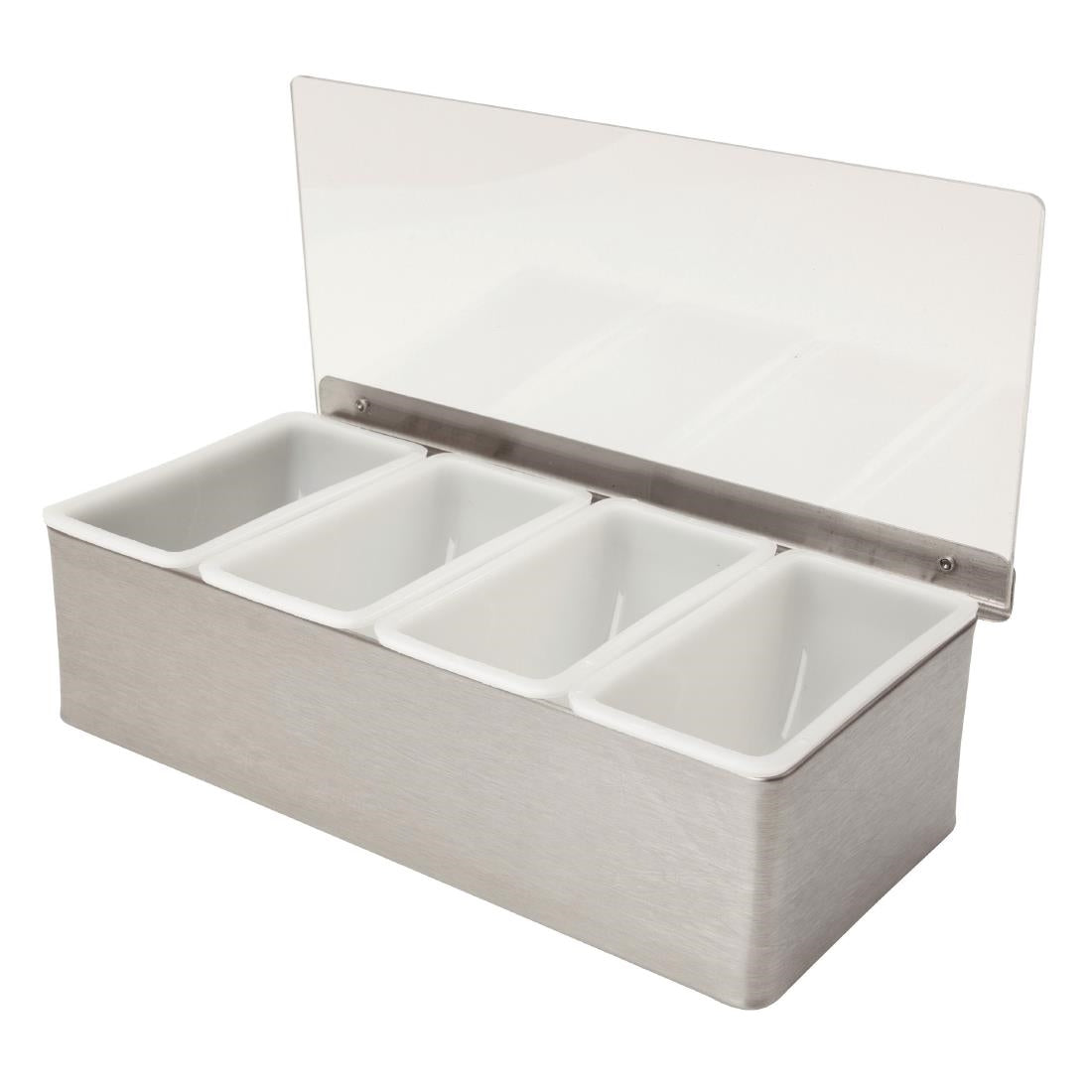 Beaumont 4 Part Stainless Steel Condiment product image