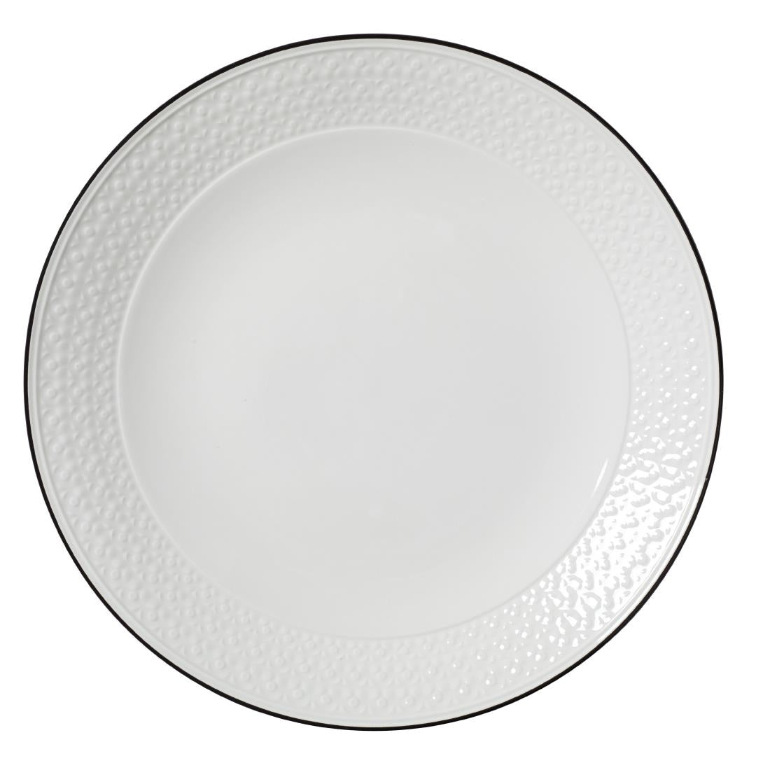 Steelite Bead Black Band Coupe Plates 285mm product image