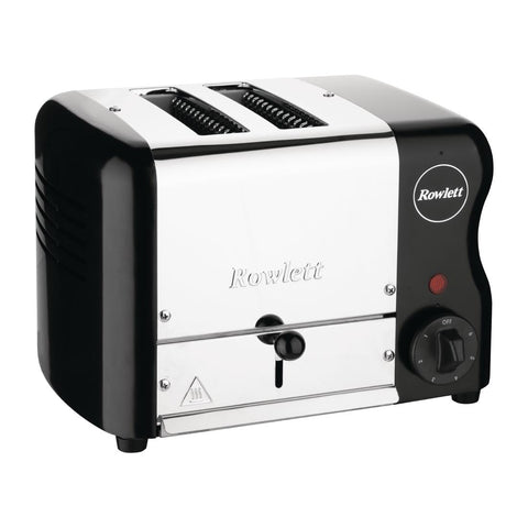 Rowlett Esprit 2 Slot Toaster Jet Black w/2 Additional Elements & Sandwich Cage