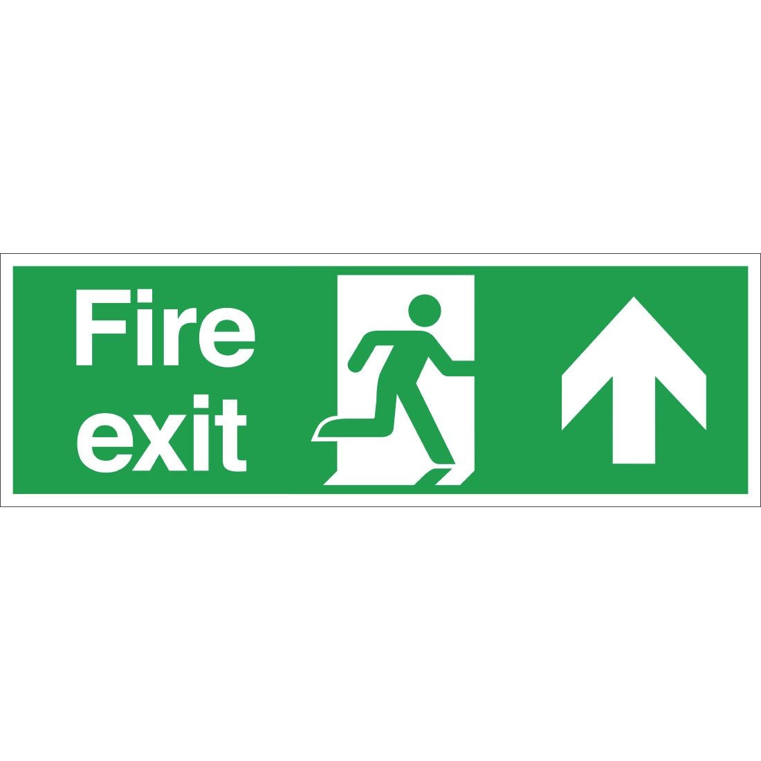 Fire Exit Sign Arrow Up product image