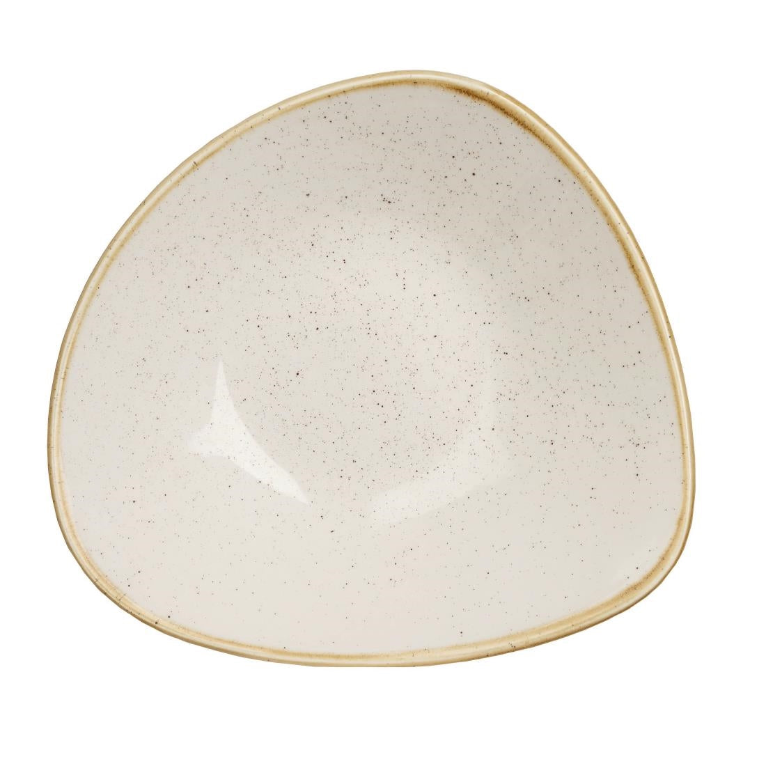 Churchill Stonecast Triangle Bowl Barley product image