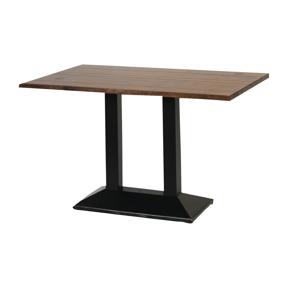 Turin Metal Base Pedestal Rectangle Table product image
