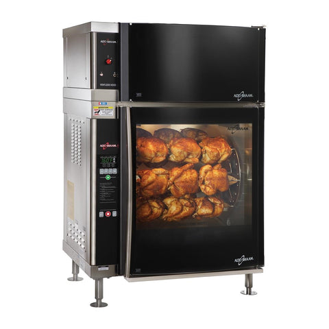 Alto-Shaam High-Speed Double Pane Electric Rotisserie & Hood AR-7EVH/DP