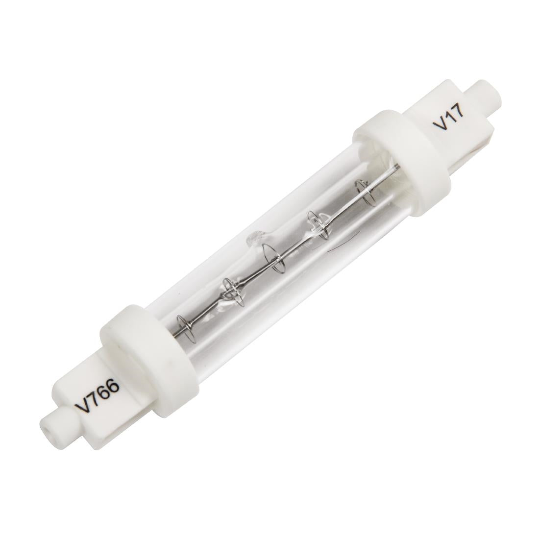 Jacketed Infrared Quartz Bulb R7 118mm 200W product image