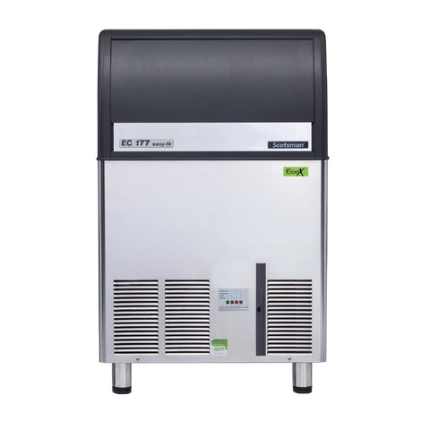 Scotsman EC 177 Self Contained Ice Cuber w/ integral drain pump & XSAFE 84kg Output