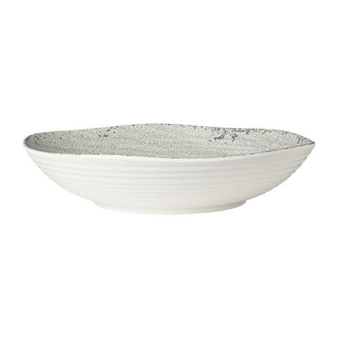 Steelite Pompeii Stone Large Shallow Round Bowl 359mm x 67mm