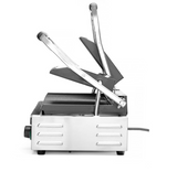 Hendi Double Ribbed Top Contact Grill - Advantage Catering Equipment