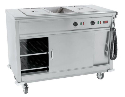 Parry MSB12 Bain Marie Top Mobile Servery