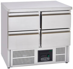 Sterling Pro SPU201-4D 220Ltr Undermount Counter Fridge 4 Drawers