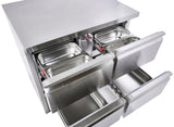 Sterling Pro Cobus SPU201-4D 220 Ltr Undermounted Counter 4 Drawers - Advantage Catering Equipment